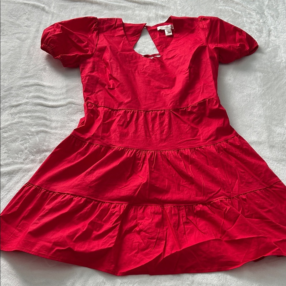 Monteau Vibrant Red Women’s Dress